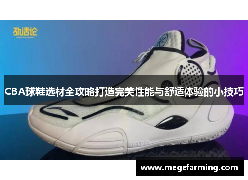 CBA球鞋选材全攻略打造完美性能与舒适体验的小技巧